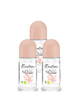Emotion Natural Bloom Pudrasız Ter Önleyici Roll-On Kadın Deodorant 3x50 ml