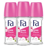 Fa Pınk Passıon Pudrasız Ter Önleyici Antiperspirant Roll-On Kadın Deodorant 3x50 ml