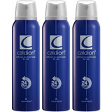 Caldion Pudrasız Ter Önleyici Sprey Erkek Deodorant 3x150 ml
