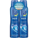 Fa Aqua Pudrasız Ter Önleyici Sprey Unisex Deodorant 2x150 ml