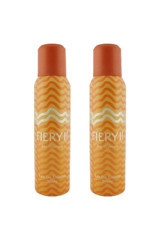 Akat Fiery II Pudrasız Sprey Kadın Deodorant 2x150 ml