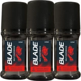 Blade Self Confidence Pudrasız Ter Önleyici Roll-On Erkek Deodorant 3x50 ml