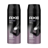 Axe Black Night Pudrasız Ter Önleyici Sprey Erkek Deodorant 2x150 ml