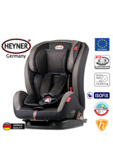 Heyner Multi Fix Aero Plus Isofixli 9-36 kg Yatabilen Yükseklik Ayarlı Sürüş Yönü Oto Koltuğu Siyah
