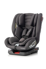 Uni Baby Cool Fix Isofixli-Emniyet Kemerli 360 Derece Dönen 0-36 kg Yatabilen Yükseklik Ayarlı Çift Yönlü Oto Koltuğu Gri