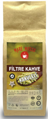 Mare Mosso Kakule Aromalı Arabica Öğütülmüş Filtre Kahve 1 kg