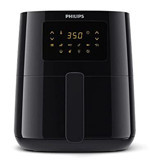 Philips Kitchen Appliances HD9252/91 Airfryer 4.1 lt Tek Hazneli Izgara Yapan Led Ekranlı Yağsız Sıcak Hava Fritözü Siyah