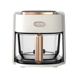 Dynoas Elite Airfryer 5.5 lt Tek Hazneli Led Ekranlı Yağsız Sıcak Hava Fritözü Beyaz