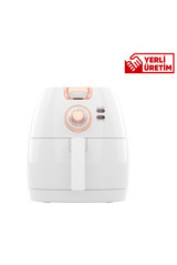 Sem SC300 Airfryer 5 lt Tek Hazneli Yağsız Sıcak Hava Fritözü Beyaz