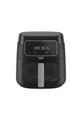 Beko FRA 5364 S FitFry Airfryer 7.6 lt Tek Hazneli Izgara Yapan Led Ekranlı Fritöz Siyah