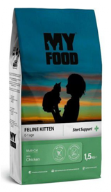 My Food Tavuklu Tahıllı Yavru Kuru Kedi Maması 1.5 kg