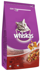 Whiskas Sığır Etli Kısırlaştırılmış Tahılsız Yetişkin Kuru Kedi Maması 300 gr