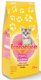 Econature Tavuklu Tahıllı Yavru Kuru Kedi Maması 15 kg