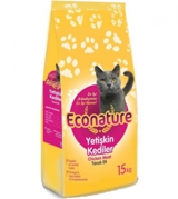 Econature Tavuklu Tahıllı Yetişkin Kuru Kedi Maması 15 kg
