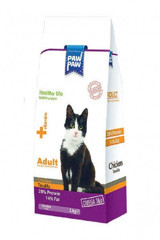 Paw Paw Tavuklu Tahıllı Yetişkin Kuru Kedi Maması 1 kg