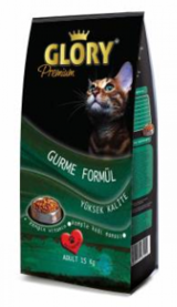 Glory Premium Kuzu Etli Sığır Etli Tahıllı Yetişkin Kuru Kedi Maması 15 kg