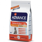 Advance Pirinçli Somonlu Kısırlaştırılmış Tahıllı Yetişkin Kuru Kedi Maması 1.5 kg