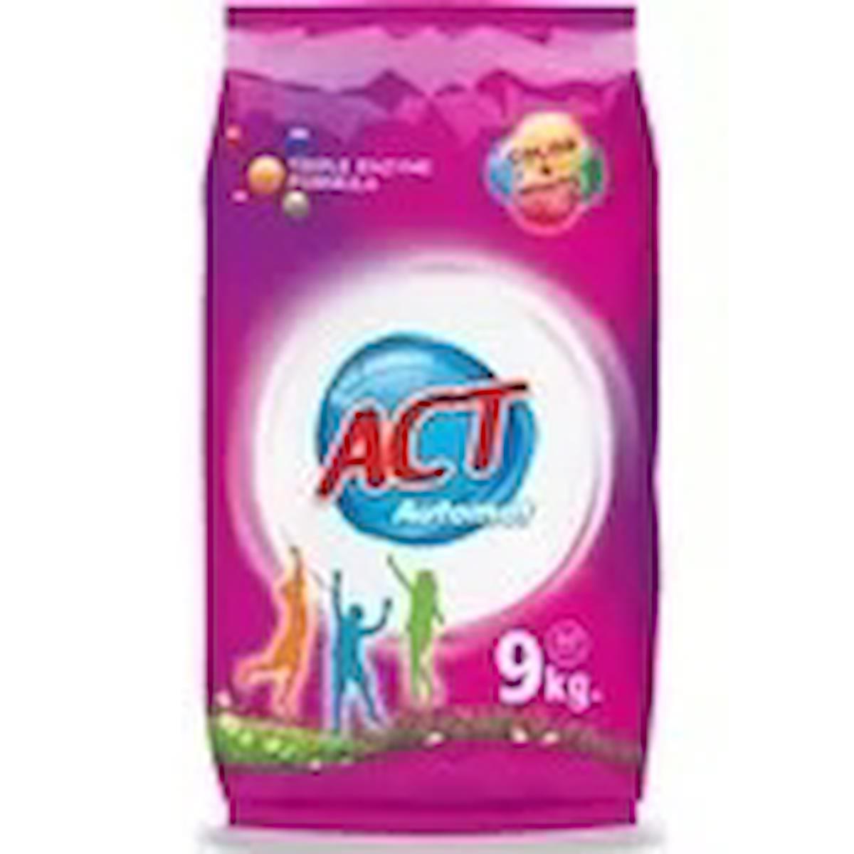 Act Matik Renkliler ve Beyazlar İçin 60 Yıkama Toz Deterjan 9 kg