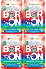 Eti Maden Boron Renkliler İçin 104 Yıkama Toz Deterjan 4x4 kg