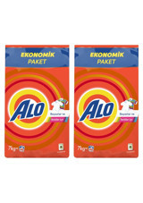 Alo Renkliler ve Beyazlar İçin 92 Yıkama Toz Deterjan 2x7 kg