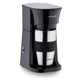 Korkmaz A5575 Elektra Midi Plastik Filtreli Termoslu 0.35 L Hazne Kapasiteli 1 Fincan 750 W Siyah Filtre Kahve Makinesi