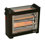 Bayersan 1800 Watt Şömine Quartz Isıtıcı Siyah