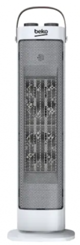 Beko BK MT PTC 2000 2500 Watt Kule Tipi Fanlı Isıtıcı Beyaz