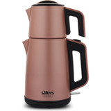 Arzum Cam Demlikli 1650 W Çelik Gövdeli Mor Çay Makinesi
