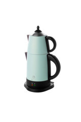 Cvs DN 1530 Şehzadem Çelik Demlikli 1800 W Çelik Gövdeli Turkuaz Çay Makinesi