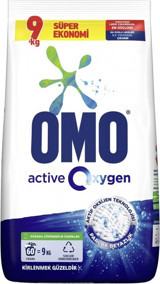 Omo Active Oxygen Beyazlar İçin 60 Yıkama Toz Deterjan 9 kg