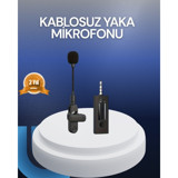 Kanonik Education Bluetooth 5.2 Kablosuz Mikrofon – 360° Ses Algılama, Gürültü Engelleme, 4 Saat Çalışma