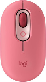 Logitech Pop Heartbreaker Sessiz Yatay Kablosuz Pembe Optik Mouse