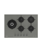 Arçelik OCD T 752-1 DWKG Gri Cam 5 Gözlü Wok Gözlü Gazlı Ankastre Ocak