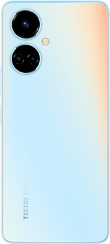 Tecno Camon 19 (Cı6N) 128 Gb Hafıza 6 Gb Ram 6.8 İnç 64 MP Ips Lcd Ekran Android Akıllı Cep Telefonu Mavi