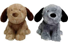Aymir Ticaret PB31651-23 Peluş Oturan Köpek 23 cm - Renkli