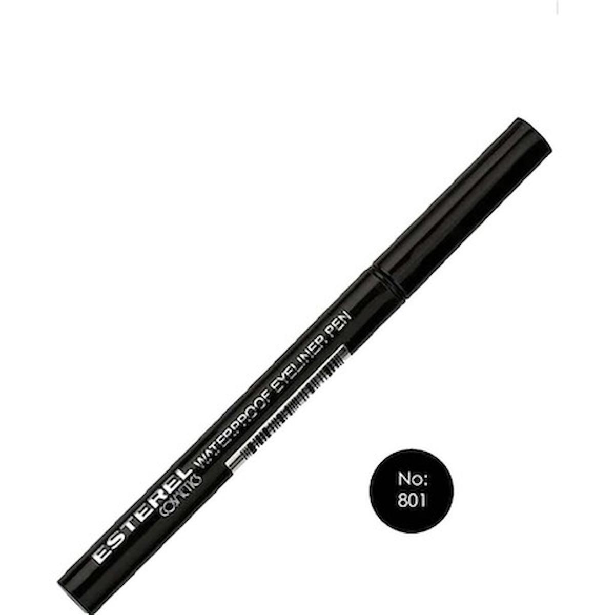 Esterel Suya Dayanıklı Mat 802 Siyah Kalıcı Kalem Eyeliner