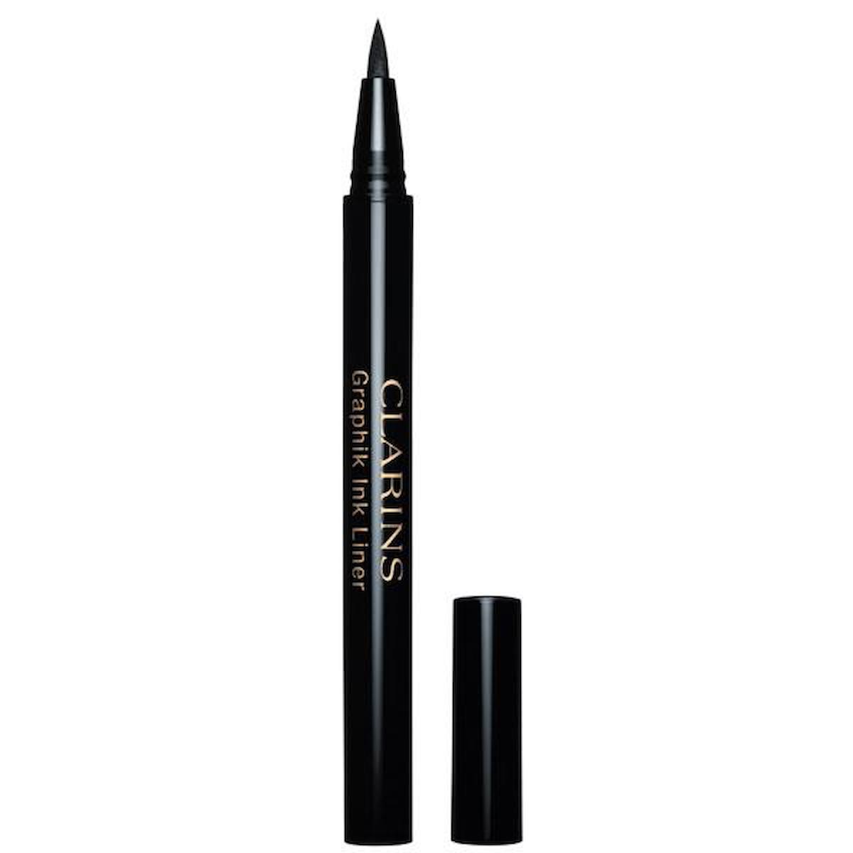 Clarins Graphik Ink Liner Suya Dayanıklı Parlak 01 Siyah Kalıcı Likit Eyeliner