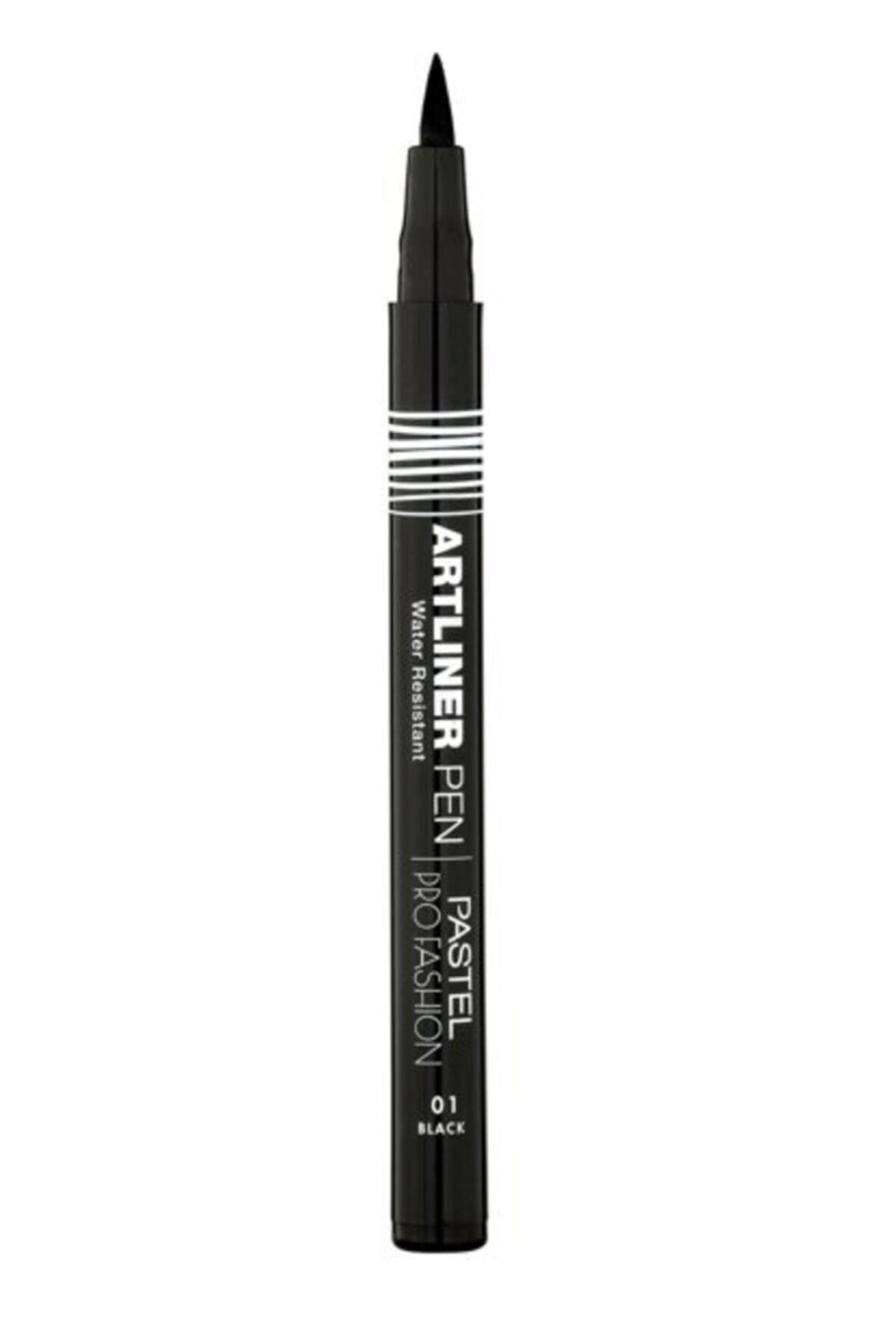 Pastel Suya Dayanıklı Parlak 01 Siyah Kalıcı Kalem Eyeliner
