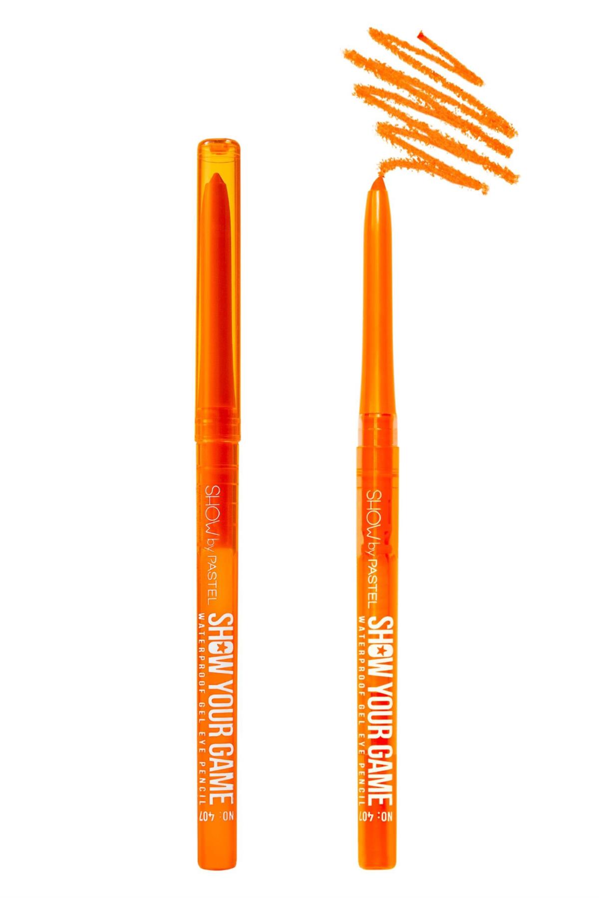 Pastel Suya Dayanıklı Saten 407 Turuncu Kalıcı Kalem Eyeliner