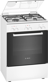 Bosch HXA670G20T 66 lt A+++ Enerji Sınıfı Doğalgazlı Ocaklı Solo Fırın Beyaz