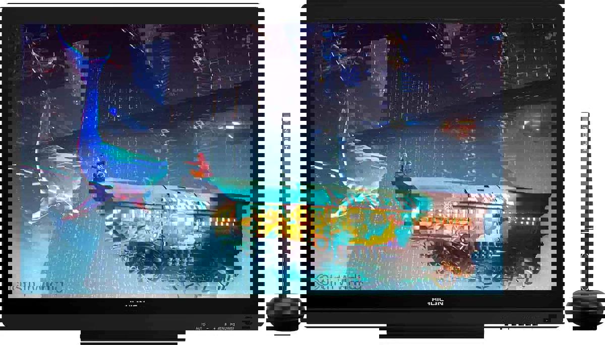 Huion Kamvas 20 Kablosuz Kalemli Bluetooth 19.5 inç Grafik Tablet