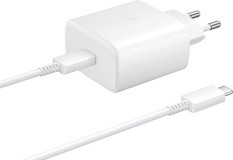 Samsung Samsung Type-C Kablolu 45 W Hızlı Şarj Aleti Beyaz