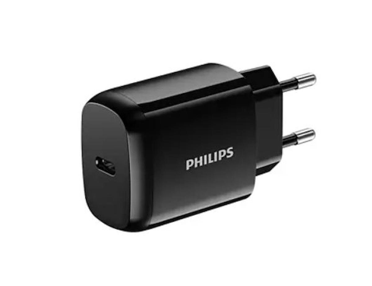 Philips DLP4331C Universal USB Kablolu 25 W Hızlı Şarj Aleti Siyah