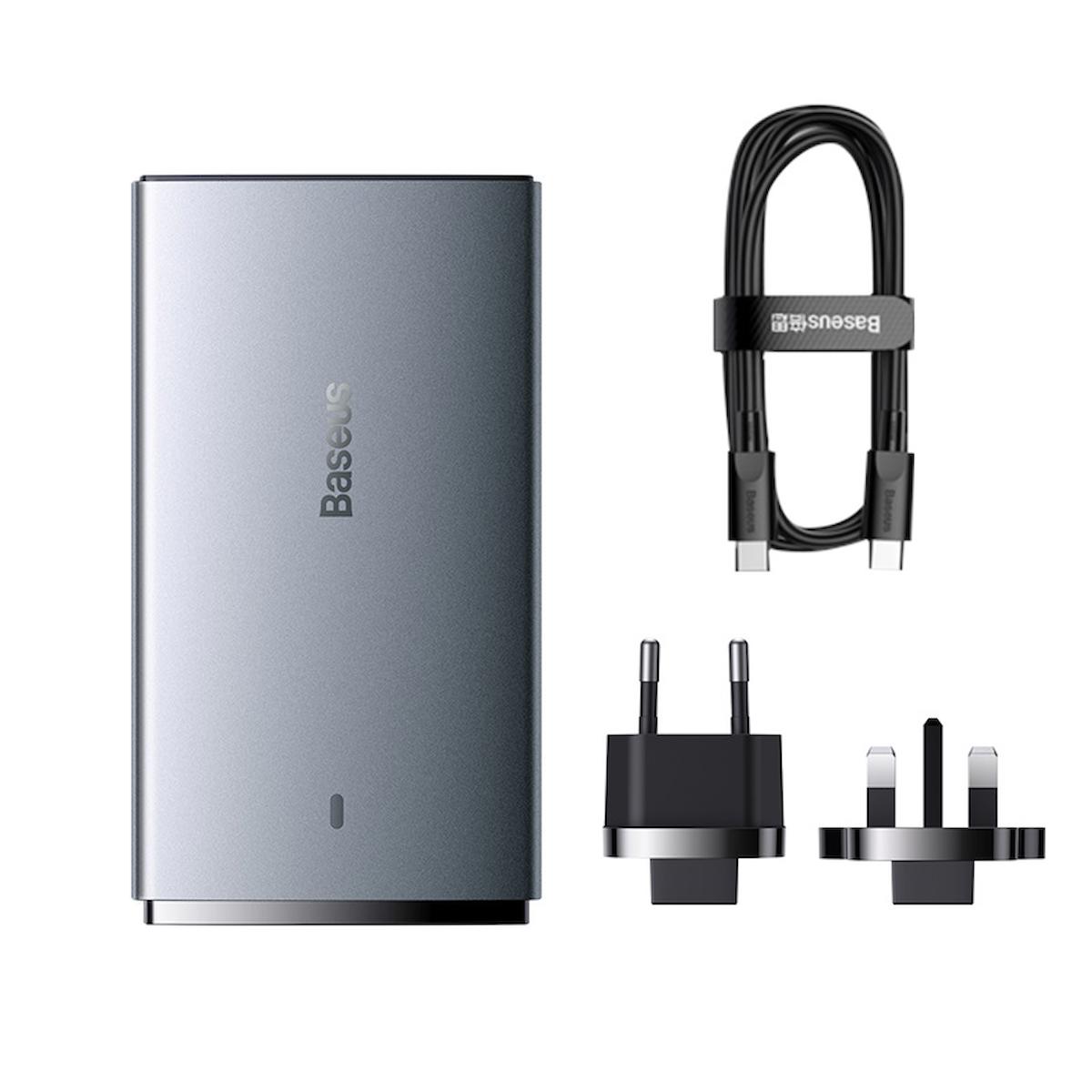 Baseus GaN5 Pro Universal Kablolu 65 W Hızlı Şarj Aleti Siyah