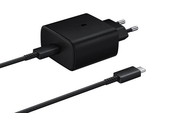 Samsung TA845 Samsung Type-C Kablolu Hızlı Şarj Aleti Siyah