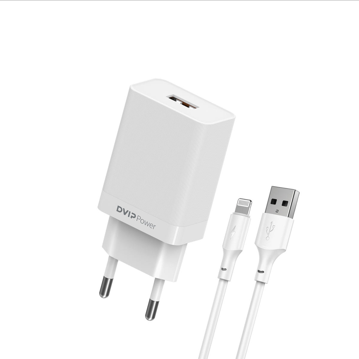 Global WNE0358 iPhone Lightning Kablolu 2.4 Amper Hızlı Şarj Aleti Beyaz