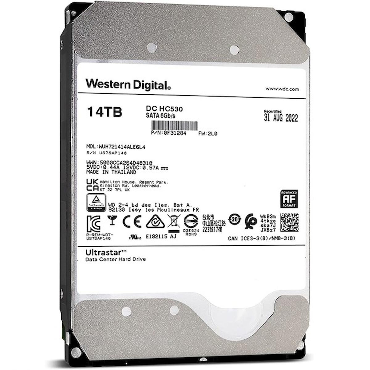 Western Digital Ultrastar 0F31284 14 TB 3.5 inç PC Harddisk
