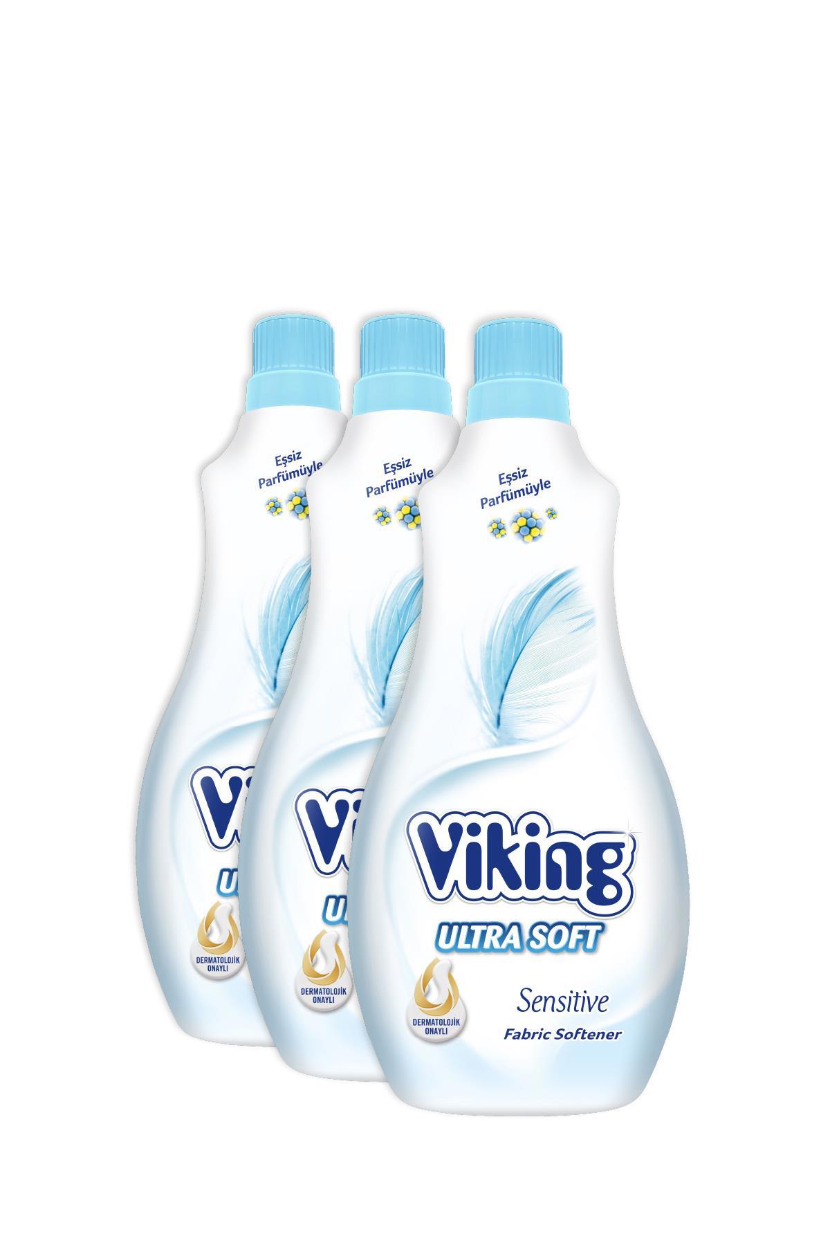 Viking Ultra Soft Sensitive Konsantre 60 Yıkama Yumuşatıcı 3 x 1.4 lt