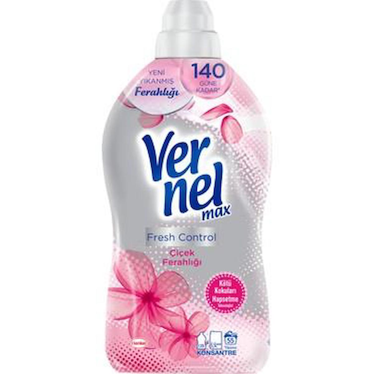 Vernel Max Konsantre Çiçek 55 Yıkama Yumuşatıcı 1.32 lt