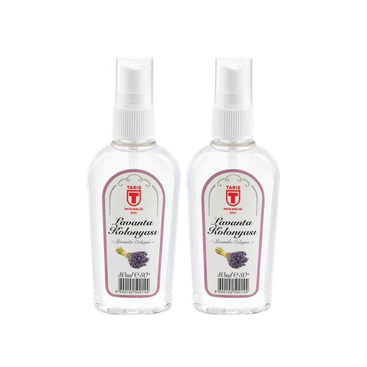 Tariş Lavanta Sprey Kolonya 80 ml 2'li